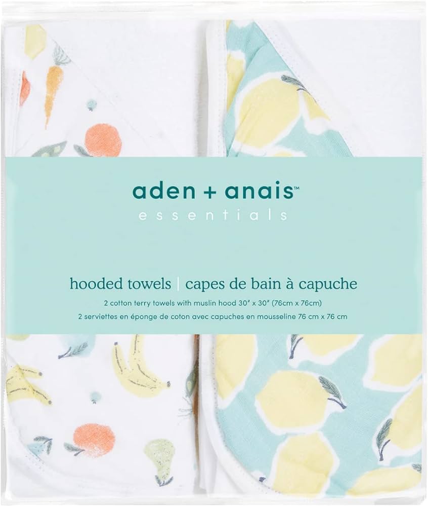 Aden + Anais Muslin Hooded Towels (3-pack)