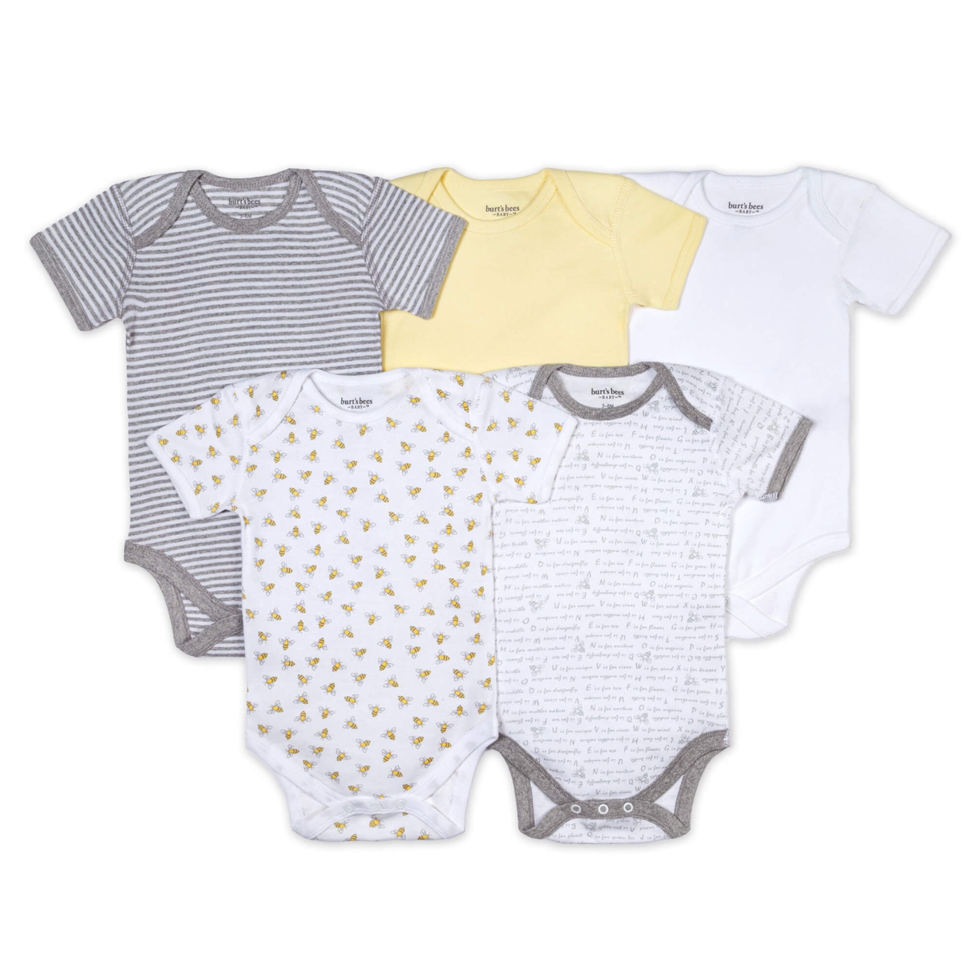 Burt's Bees Baby Organic Bodysuits