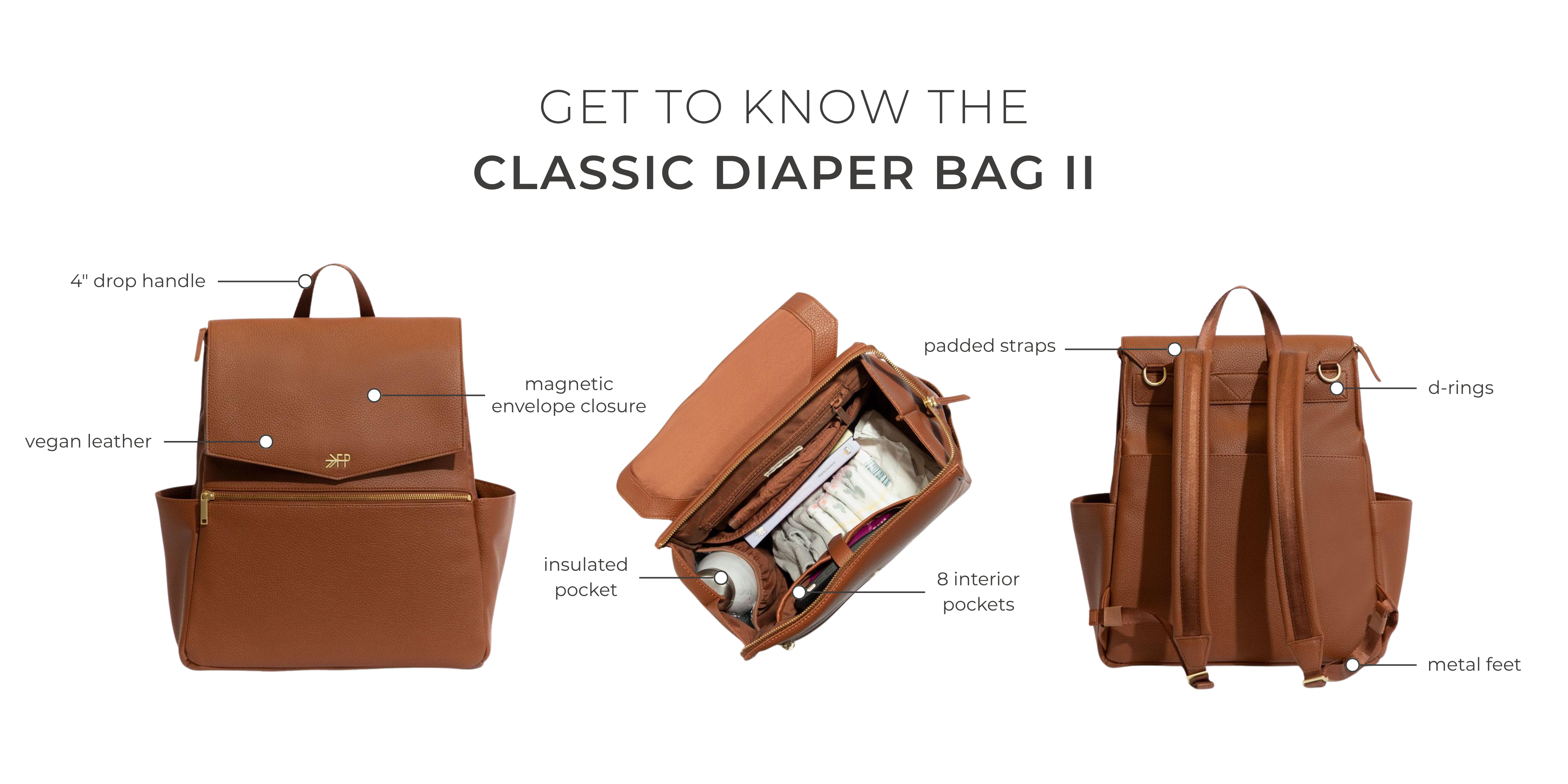 Freshly Picked Classic Diaper Bag