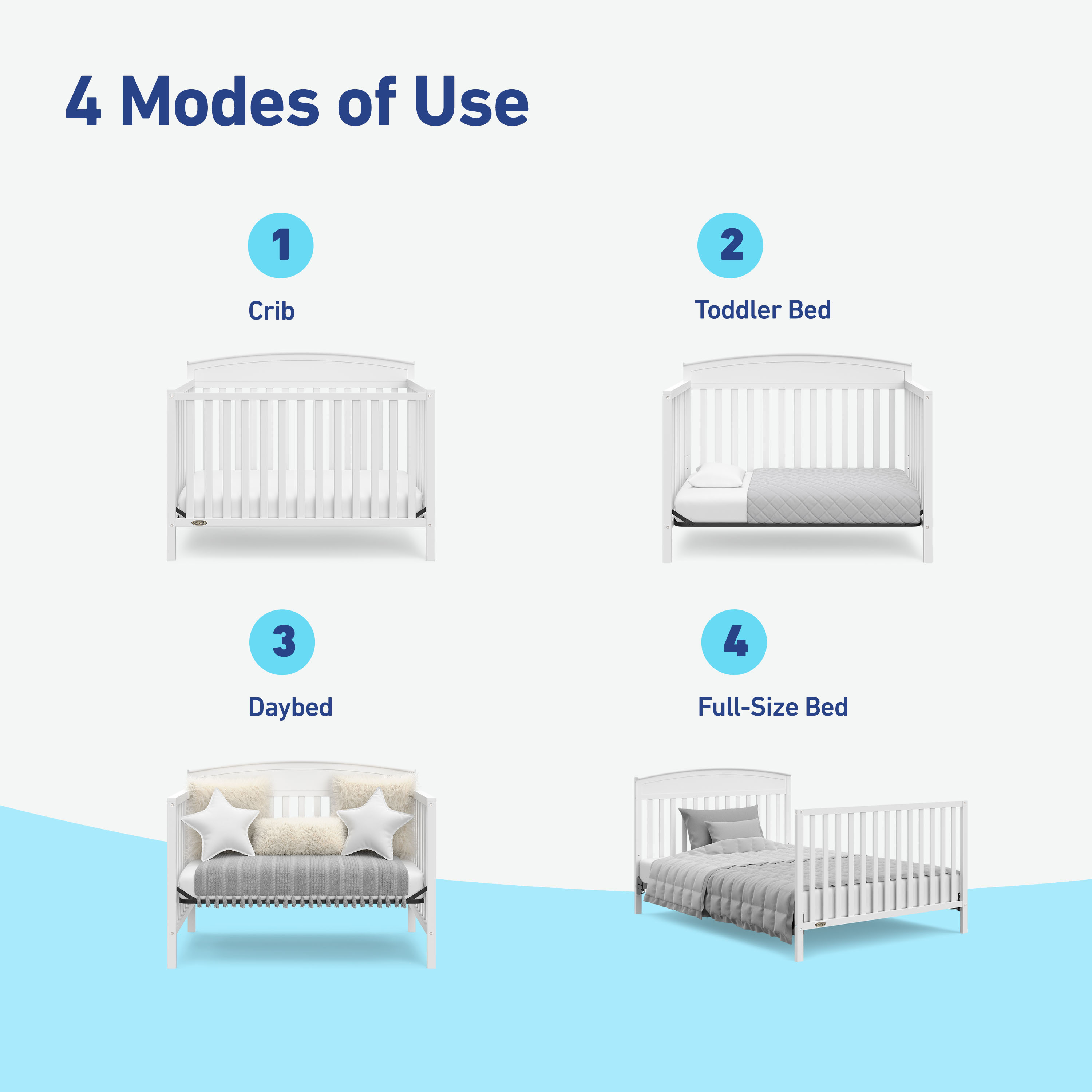 Graco Benton 4-in-1 Convertible Crib